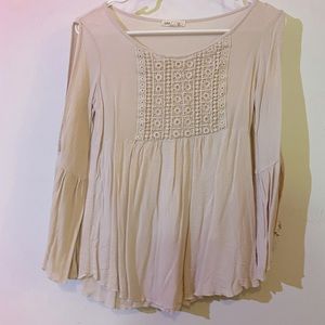 Pale Pink Flowy Blouse